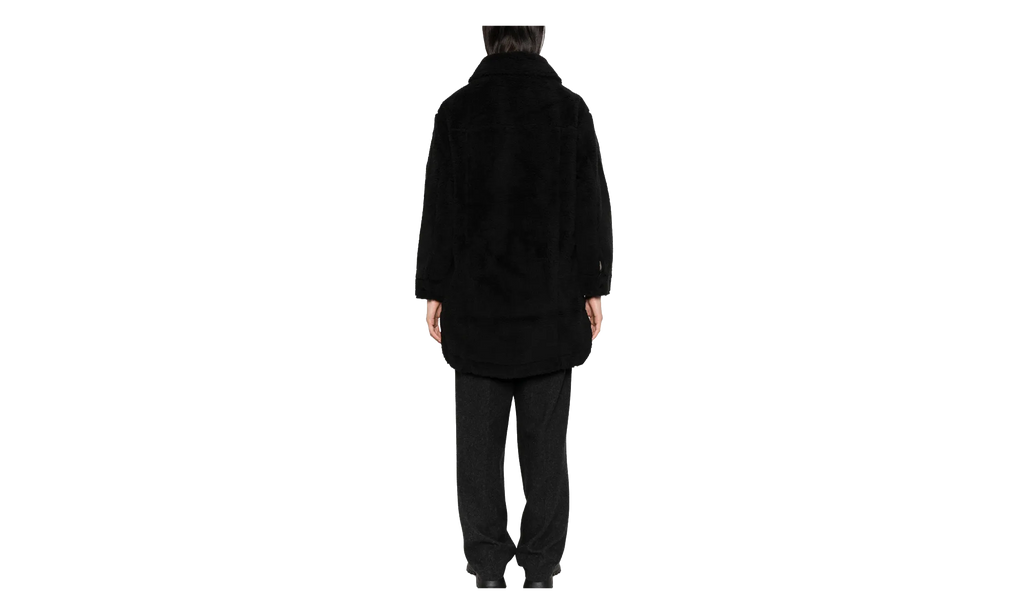 Frankie UGGfluff Shirt Jacket WMNS "Black" 1144453 BLK