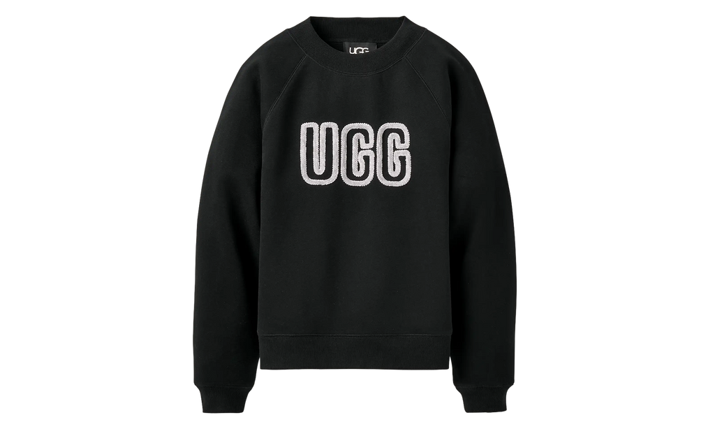 UGG Logo Crewneck Sweatshirt WMNS "Black" 1171477 BLK