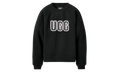 UGG Logo Crewneck Sweatshirt WMNS "Black" 1171477 BLK