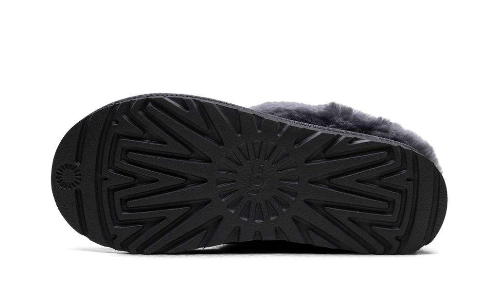 Tazzette Genuine Shearling Collar Slipper WMNS "Obsidian" 1134810 OBS