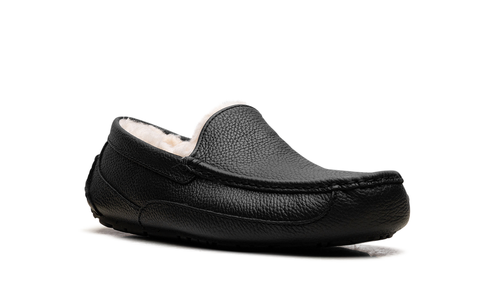 Ascot Leather Slipper "Black" 5379B BLK