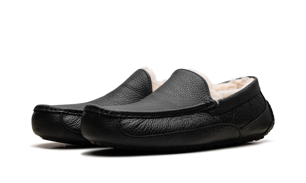 Ascot Leather Slipper "Black" 5379B BLK