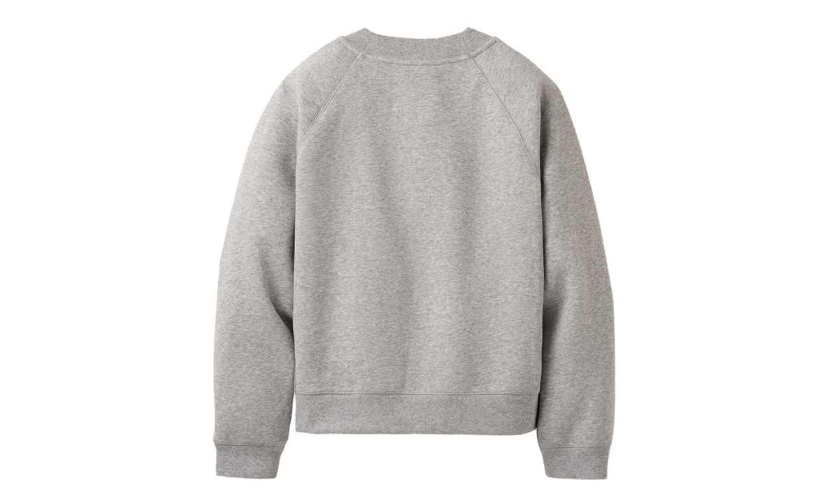 Logo Crewneck Sweatshirt WMNS "Grey Heather" 1171477 GRHE