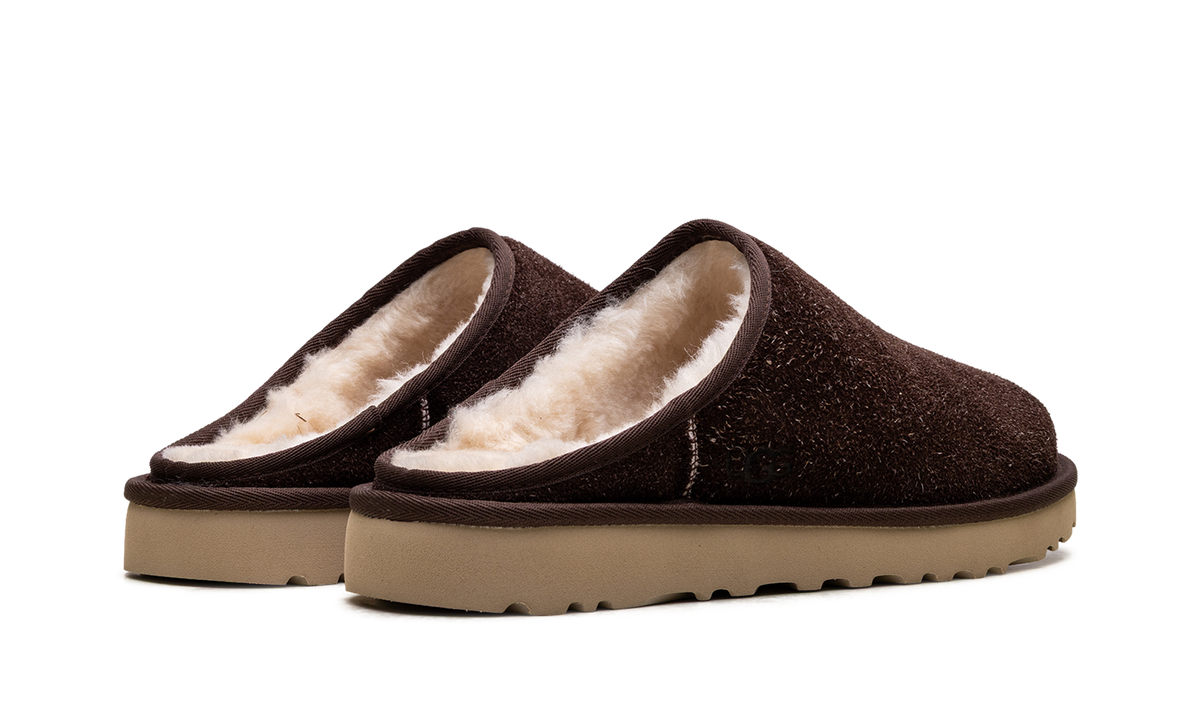 Classic Slip-On Shaggy Suede Slipper "Burnt Cedar" 1153104 BCDR
